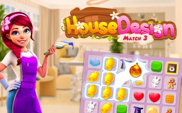 House Design Match 3: Renovation Puzzle Game Online