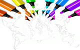 World Atlas Coloring Adventure