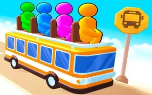 Bus Stop Color Jam - Online Puzzle Game